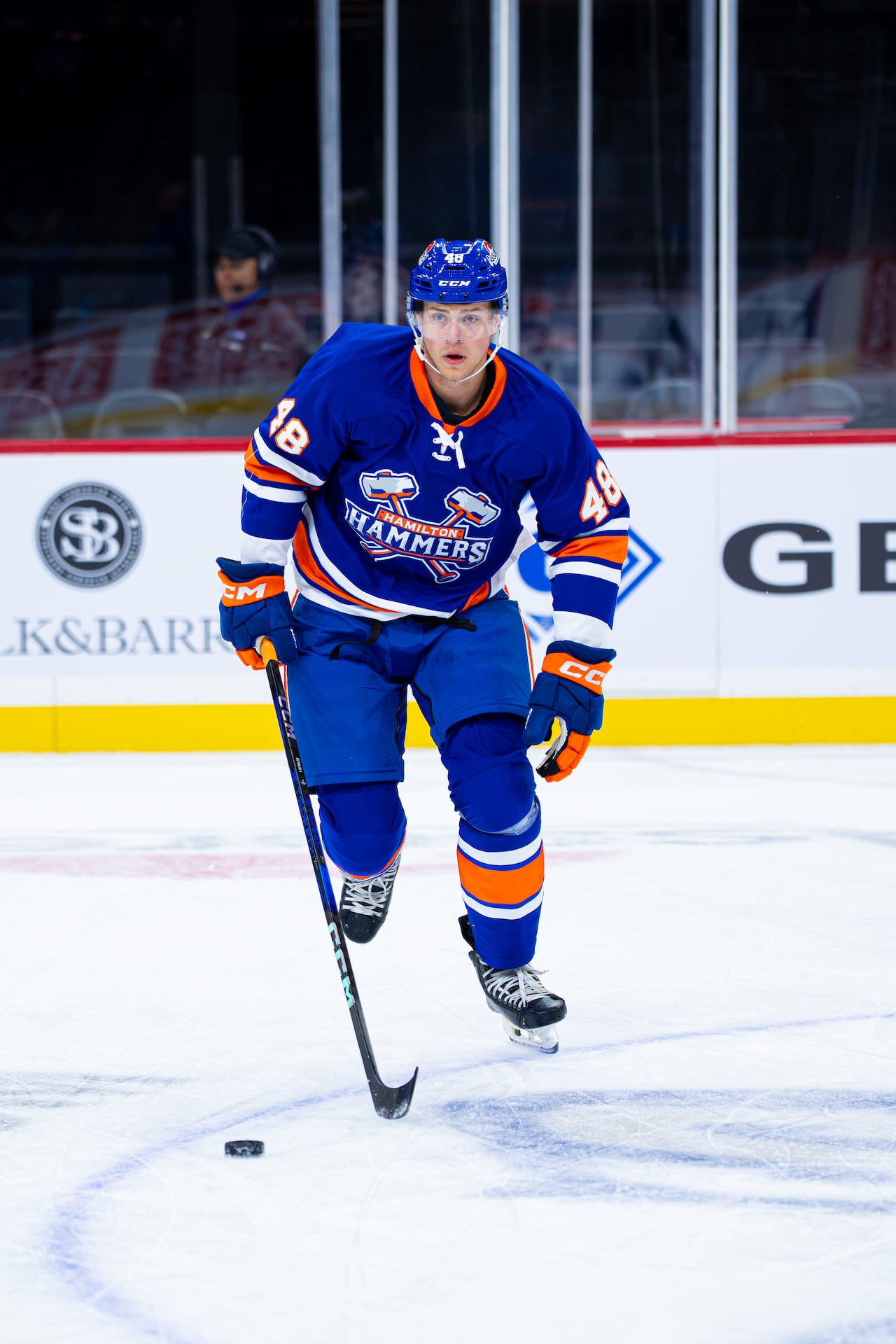 hockey player on ice