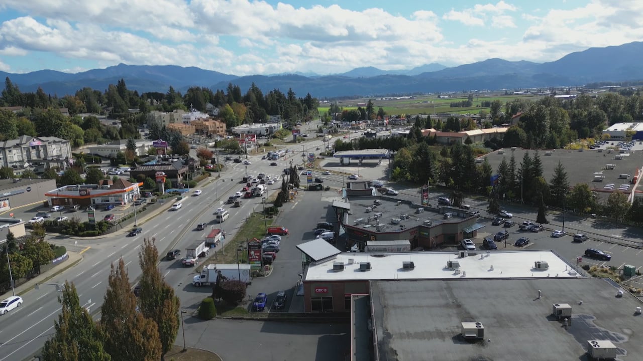 Aerial view of Abbotsford