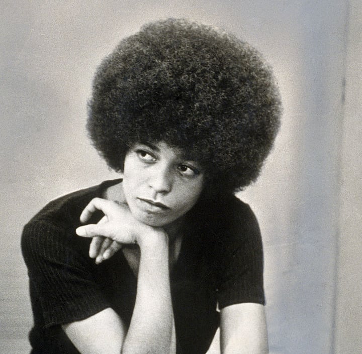 American revolutionary and educator Angela Davis sits with her head on her hand, shortly after she was fired from her post as philosophy professor at UCLA due to her membership of the Communist Party of America, 27th November 1969. Davis followed up her brilliant early academic career by joining the Black Panthers and being listed on the FBI Most Wanted list. She was acquitted of all charges and continues to be a writer, educator, and activist for race, class, and gender equality. (Photo by Hulton Archive/Getty Images)