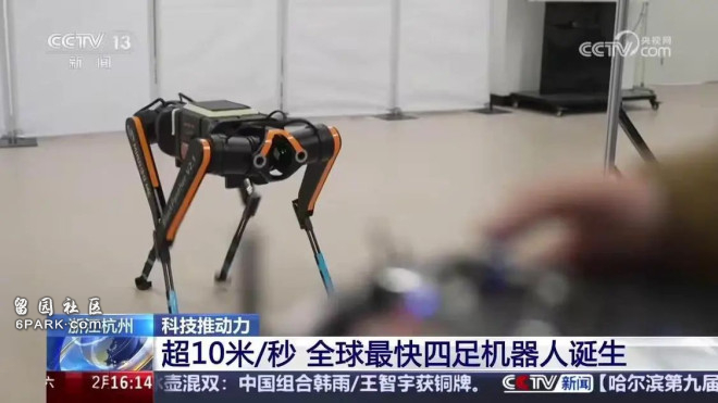 全球最快四足机器人“黑豹” 在中国诞生 (图)