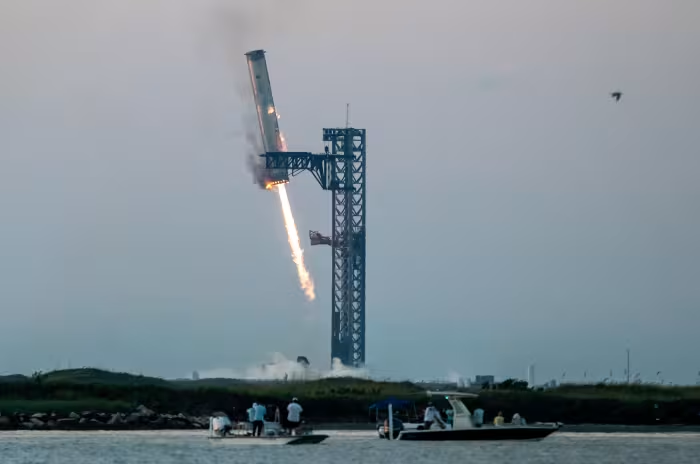 星舰“五飞”成功后,人人都在学SpaceX火箭回收技术(图)