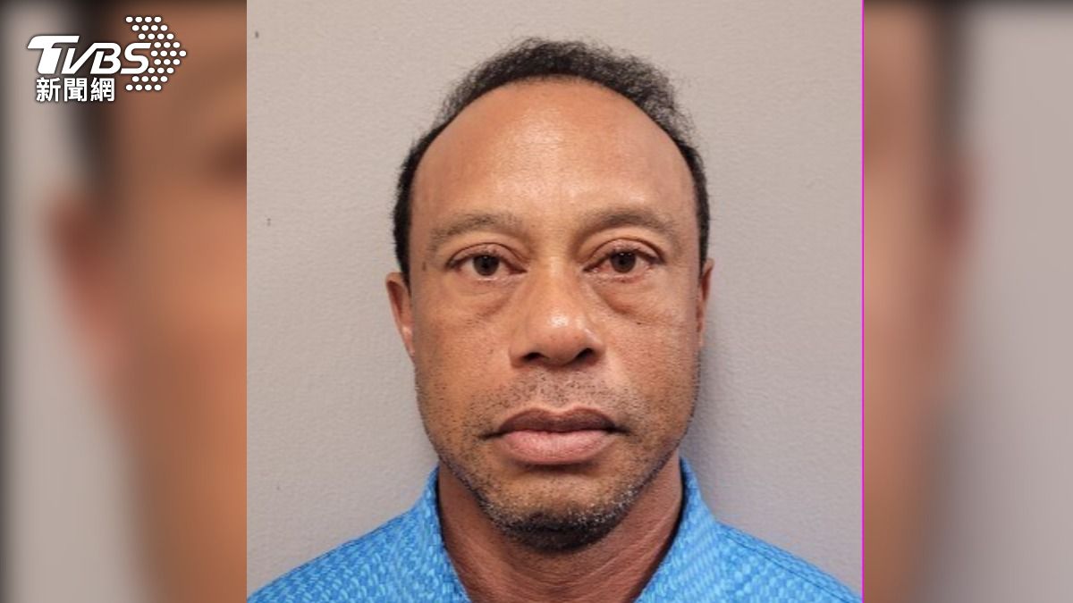 老虎伍兹被捕大头照曝光