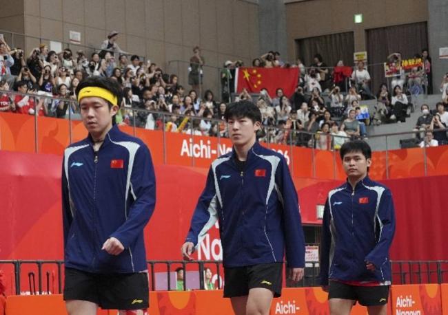 日本队夺冠！国乒史上首次亚运男团输给日本