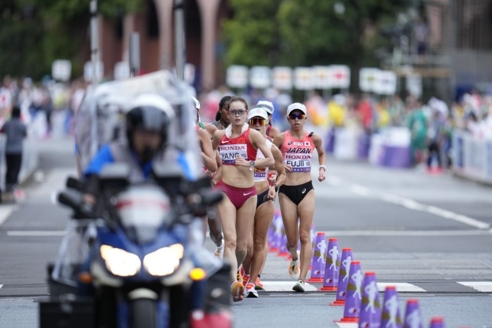 世锦赛20公里竞走 奥运冠军杨家玉无缘领奖台