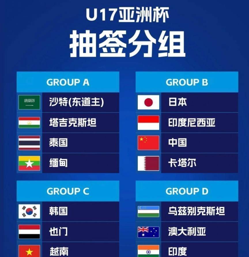 大反转！曝中国接手U17亚洲杯 进世界杯稳了