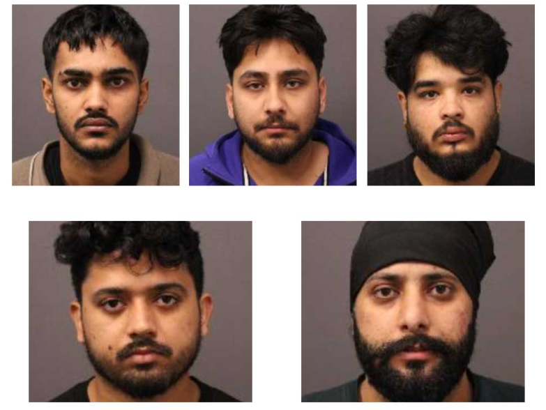 Five suspects