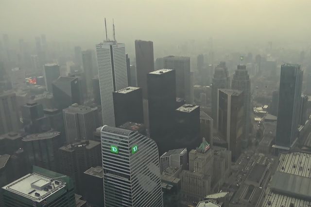 多伦多目前空气质量全球第二差