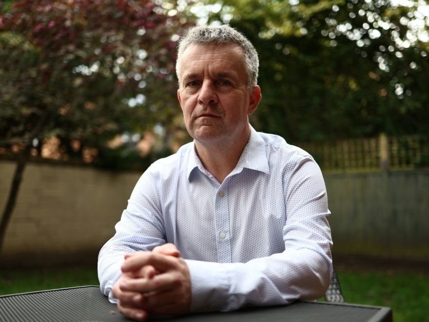 David Parfett, seen in 2023, has become a vocal advocate for change since the death of his son, Thomas.
