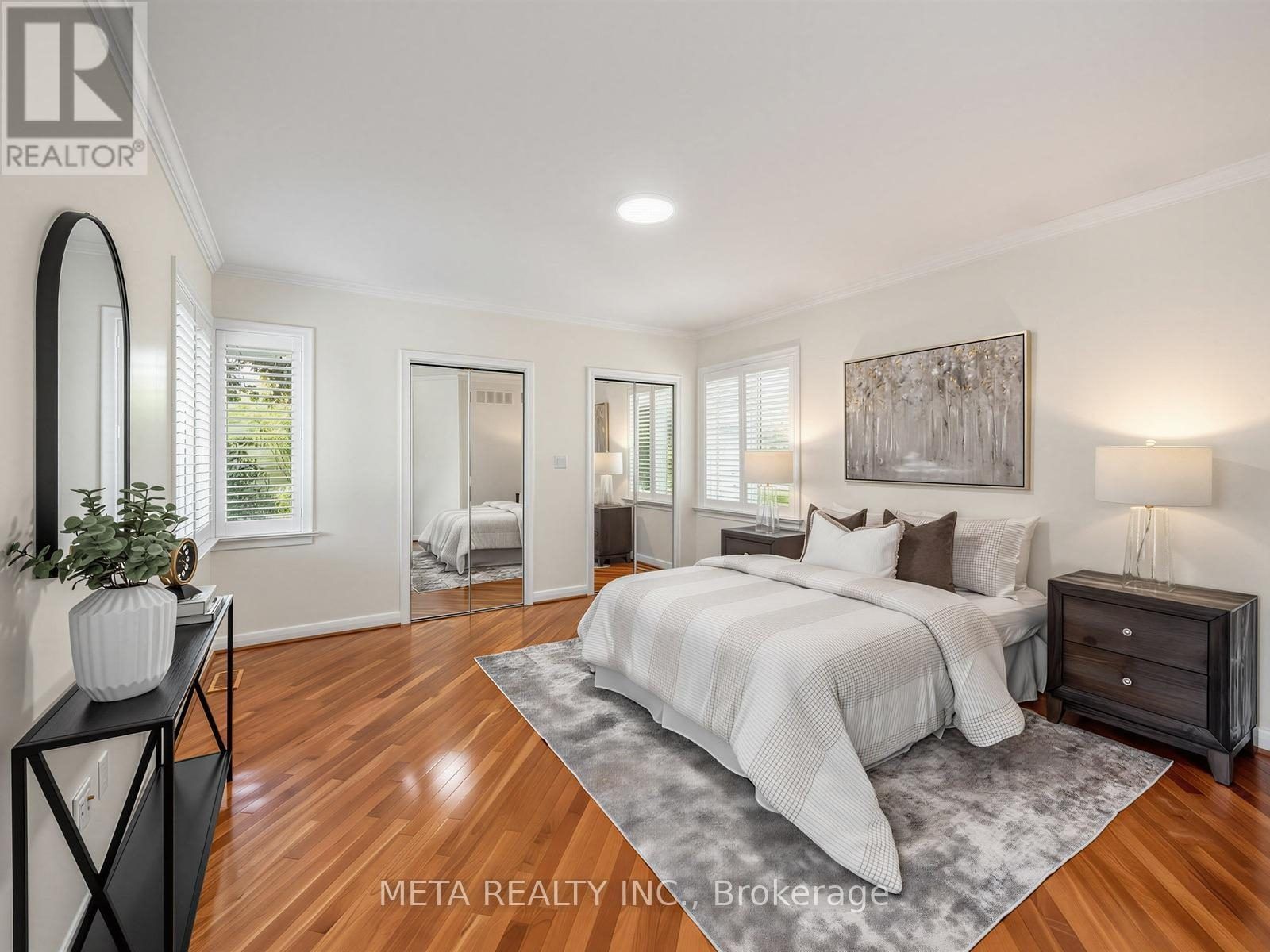 Master bedroom suite in Mississauga home once owned by KFC founder Colonel Sanders, now up for sale.