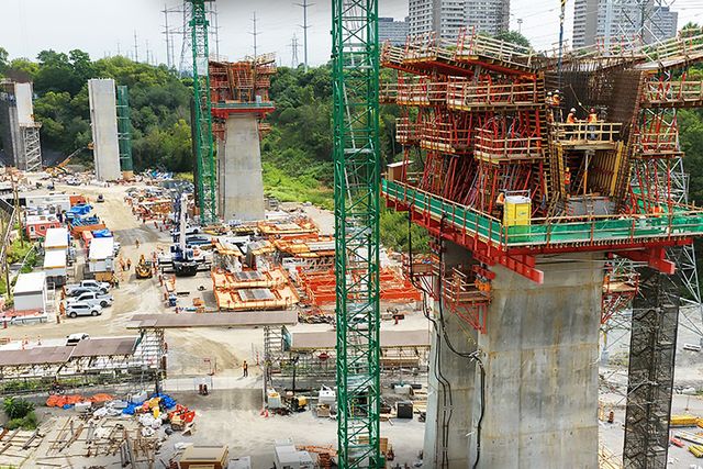 多伦多新地铁桥高达十层楼，将成为天际线新地标（配图1）