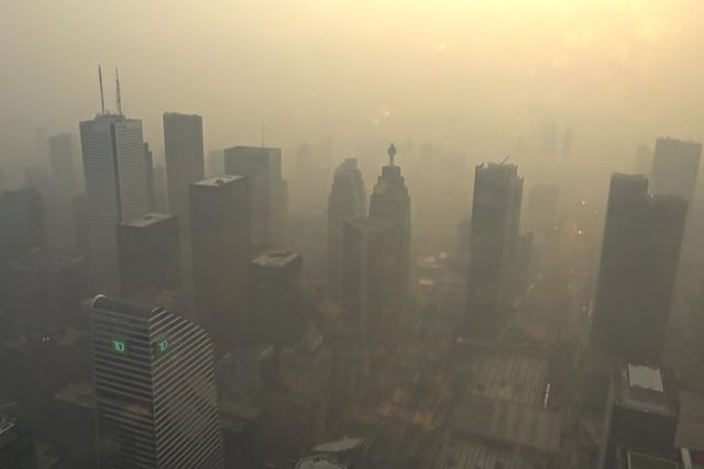 多伦多的空气质量不知何故变得更糟