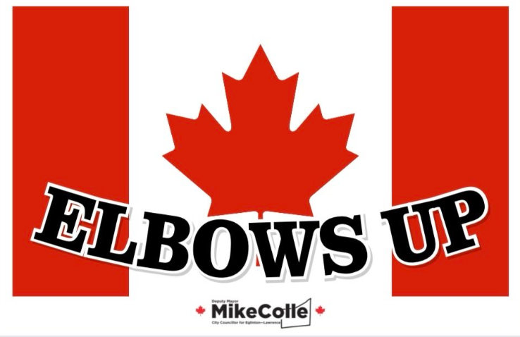 Mike Colle Elbows Up poster