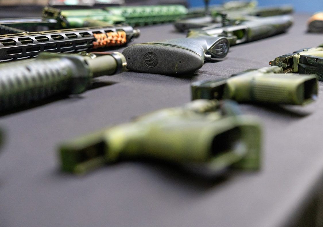 Guns seized in Project Cluster.