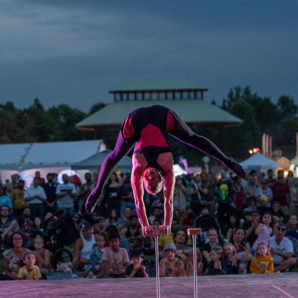 Buskerfest 2023. Street Circus, Performers, Buskers, Woodbine Park, Toronto.