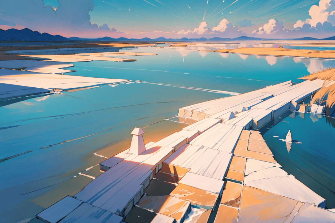 玻利维亚乌尤尼盐沼边秘境风光