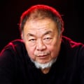 Headshot of artist Ai Weiwei