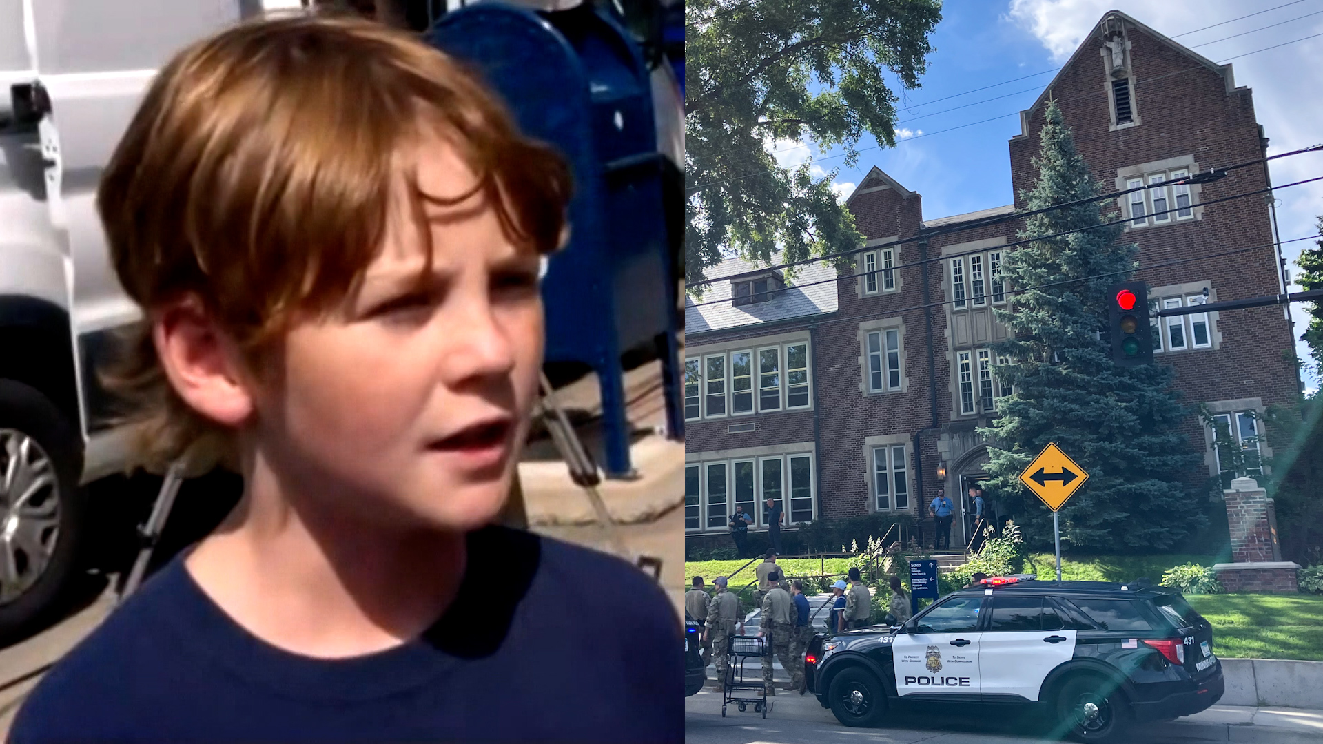 明尼阿波利斯教堂枪击事件中丧生的两名儿童的家人发声