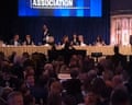 Trump rushed off stage at White House correspondents' dinner as gunshots heard