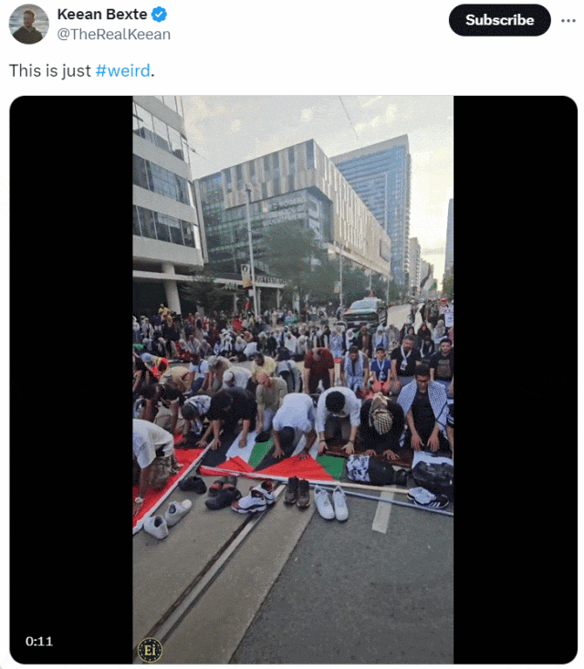 太魔幻! 大批人涌现多伦多街头, 集体"屈膝跪拜"! 警方筑"人墙"封锁! 全网炸锅! ...