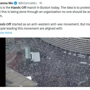 今天!加拿大等7国爆发大规模抗议!40万人街头高喊: 特朗普、马斯克别插手! ...