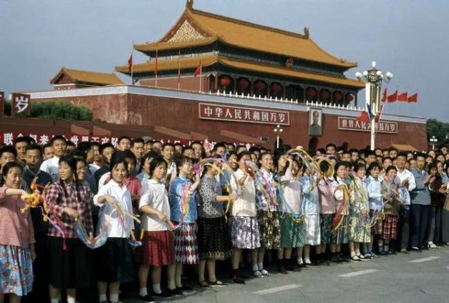 1973年的北京，法国总统蓬皮杜首次来华访问期间（摄影师布鲁诺·巴贝）